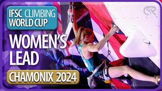 Lead Finals  Chamonix  Womens  2024 [upl. by Kary]