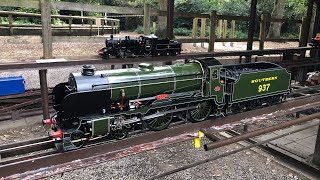 A day out at frimley Lodge miniature Railwayengineeringlivesteam [upl. by Bowers]