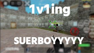 1v1ing SUERBOYYYYY Catastrophia Roblox [upl. by Ahtanoj]