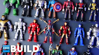 Marvel Heros Speed Build Marvel Infinity Saga Figures Collection  BLOKEES Figures  Beat Build [upl. by Htor]