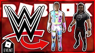 LEAKS ROBLOX WWE RTHRO PACKAGES  ROBLOX WWE EVENT 2019 [upl. by Eltsyrhc415]