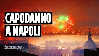 Capodanno a Napoli lo spettacolo dei fuochi dartificio [upl. by Einimod288]