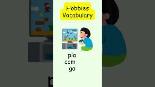 Hobbies vocabulary for kids with pronunciation [upl. by Hildie]