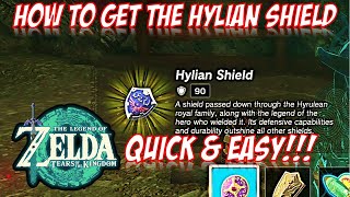 The Legend Of Zelda Tears of the Kingdom How To Get The Hylian Shield Nintendo Switch [upl. by Aneela]