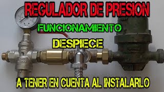 REGULADOR DE PRESION  Funcionamiento  Despiece  A tener en cuenta [upl. by Ormsby695]