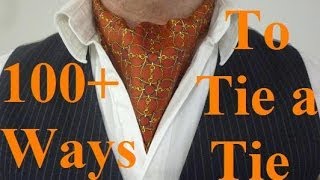 How to Tie an Ascot or Cravat without it coming undone The Day Knot [upl. by Nillok825]