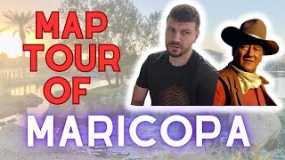 City of Maricopa Arizona Map Tour  Get to Know the Town [upl. by Dohsar]