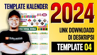 Template Kalender 2024 Siap Pakai [upl. by Alverson]