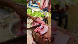 Amazing Catla Carp Fish Cutting Skills In Bangladesh fish Market By Expert Cutter shorts [upl. by Seaman]