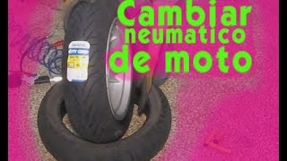 VideoTutorial  Cambiar neumático de moto [upl. by Lucien]