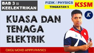 Kuasa Dan Tenaga Elektrik  Electrical Power amp Energy  EPt Tutorial 95 A [upl. by Oicatsana]