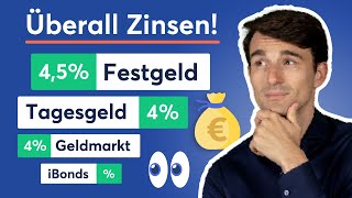 Überall steigen die Zinsen Was sind jetzt die TopAnlagen [upl. by Conlin]