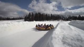 Super Glissades StJeandeMatha  Rafting sur neige [upl. by Perkins]