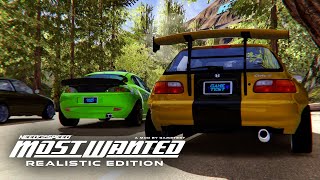 NFS Most Wanted  Realistic Edition 2024  Release Mod amp Story Part 1 4K [upl. by Adnwahsal]