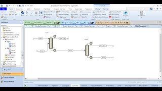 Sensitivity Analysis of Extractive Distillation Columns using Aspen Plus [upl. by Nohsauq630]