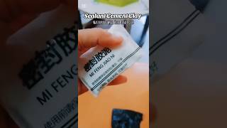 Sealant Adhesive cement clay clay for hole hacks kitchenhacks bathroomhacks tiktok tiktokshop [upl. by Notliw798]