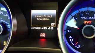 2013 SHELBY GT500 launch control modes [upl. by Honor]