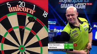 4 Michael van Gerwen vs Simon Whitlock 2020 Grand Slam of Darts 20201122 Negyeddöntő QF [upl. by Lyle]