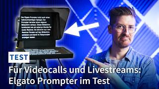 Für Videocalls und Livestreams Elgato Prompter im Test [upl. by Meador393]