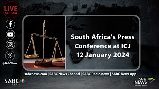 LIVE  South Africas Press Conference at ICJ [upl. by Eisnyl]