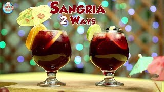 Sangria 2 Ways–Non alcoholic And Alcoholic  Sangria Recipe  How To Make The Best Sangria  Sonali [upl. by Jonell248]