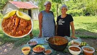 Cocinando Un Asopao De Trigo Comida Típica A La Leña la vida del campo [upl. by Daniel460]