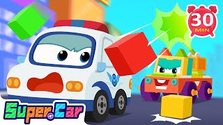 Police Cartoons amp MORE  Toy Blocks Everywhere  Best Cars Cartoons  Kids Cartoons amp Kids Songs [upl. by Emlynn]