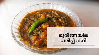 മുരിങ്ങയില പരിപ്പ് കറി  Muringayila parippu curry Kerala style Malayalam [upl. by Palma]