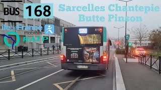 Bus 168 Ratp man lion scity Le Trajet Entre Sarcelles Chantepie➡️Butte Pinson [upl. by Marnia401]