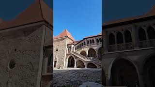 The Medieval Courtyard at Corvins Castle  Transylvania  Romania 🇷🇴  On This Day [upl. by Anatlus26]