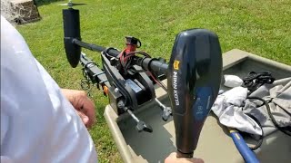 Custom Made Trolling Motor Mount Installation [upl. by Hanimay]