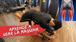 ¿Cómo hacer curl de pierna acostado ejercicio para GYM [upl. by End]