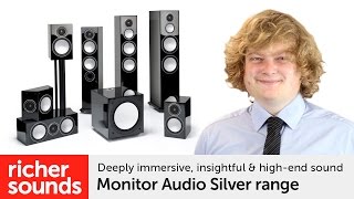 Monitor Audio Silver  speaker range  Richer Sounds [upl. by Tnayrb]