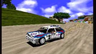 Sega Rally Championship Intro Sega Saturn [upl. by Mureil837]