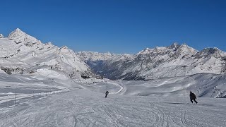 Zermatt  Skiing from Italy back to Zermatt [upl. by Ytineres770]