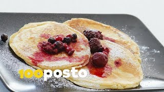 Recept Najfinije pjenaste palačinke s voćem 100posto BUBBLE [upl. by Secnarf]