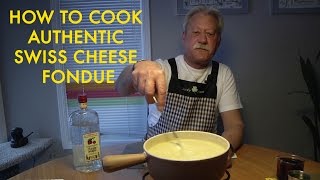 How to Make a Swiss Gruyere Cheese Fondue [upl. by Roth]