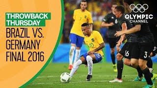 Brazil vs Germany  FULL Match  Mens Football Final Rio 2016  Throwback Thursday [upl. by Nosremaj]