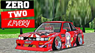 Fr Legends Livery Itasha S13  Zero Two Free Livery Code [upl. by Eletnahc707]