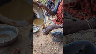 Its soup TimeSee how Hadza enjoying their favorite meal hadzabetribe villagelife [upl. by Keeler]