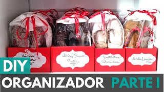 Organizador de sapatos  Parte I DIY  Faça você mesmo [upl. by Huskey]