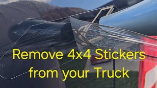 Easily remove stickers from your vehicle [upl. by Hymie]