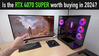 RTX 4070 SUPER vs The MOST DEMANDING Games in 2024 [upl. by Llekram]