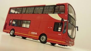 Corgi 176 Arriva Serving London Wrightbus Gemini LF52USU Model Review [upl. by Rubens]