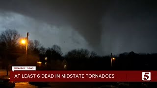 Nashville and Tennessee Area Tornado Outbreaks December 9 2023 [upl. by Arrehs]