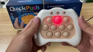 Jucarie Led Pop It Fidget cu muzica Wepzsxo [upl. by Adamik]