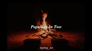 Populace In Two  From First to Last Lyrics en Español [upl. by Alehs]