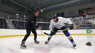 Hockey HowTo Faceoffs with Oskar Sundqvist [upl. by Nyberg]