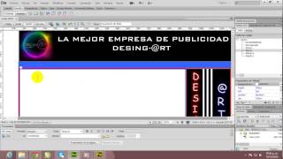 HACER TU PAGINA EN DREAMWEAVER CON ETIQUETAS DIV PAPARTE 2 [upl. by Bevash]