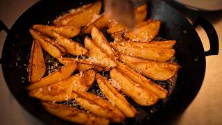 OvenBaked Potato Wedges with Spicy Green Magic Dip [upl. by Atikehs]